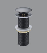 WASTE COUPLING W/POP UP F/T - AQUANT -  ( BLACK MATT -  - 0x0 mm - 0inchx0inch )