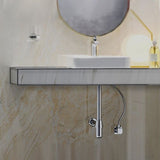 GENERIC-BOTTLE TRAP W/EXTENSION PIPE - KOHLER POPULAR -  ( POLISHED CHROME - POPULAR - 0x350 mm - 0inchX14inch )