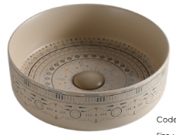 CERAMIC TABLE TOP WASH BASIN - BETTER LIVING -  (  - COLONIAL - 360x360 mm - 14.4inchX14.4inch )