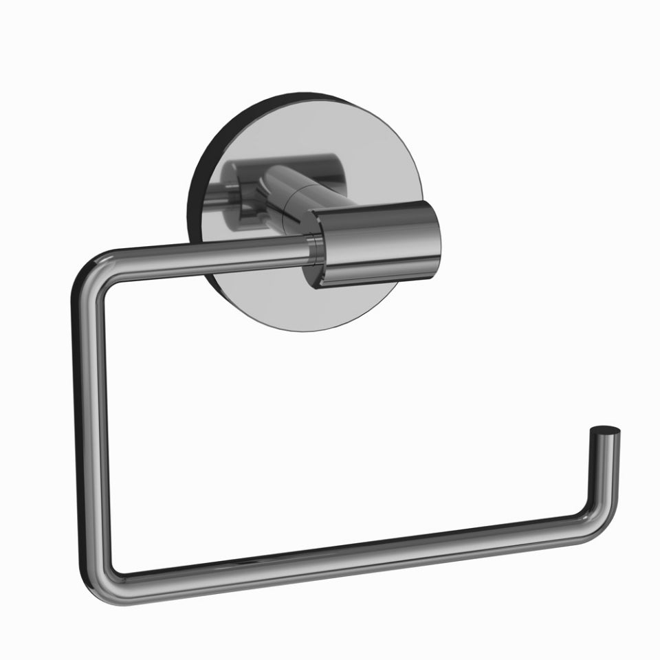 TOILET ROLL HOLDER - JAQUAR FAUCETS -  ( BLACK CHROME - CONTINENTAL ACC. - 0x0 mm - 0inchx0inch )