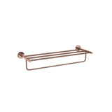 TOWEL RACK W/HANGER - JAQUAR FAUCETS -  ( BLUSH GOLD PVD - CONTINENTAL ACC. - 0x600 mm - 0inchX24inch )