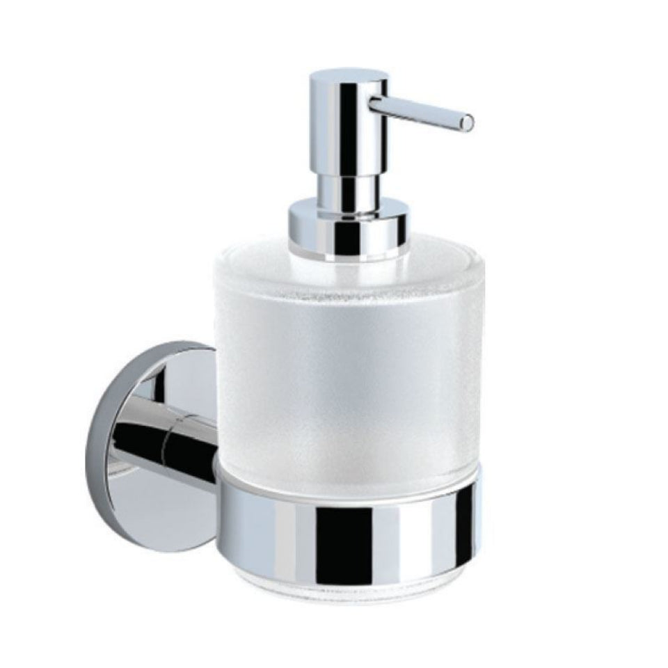 SOAP DISP W/GLASS BOTTLE - JAQUAR FAUCETS -  ( CHROME - CONTINENTAL ACC. - 0x0 mm - 0inchx0inch )