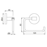 TOILET ROLL HOLDER - JAQUAR FAUCETS -  ( BLACK CHROME - CONTINENTAL ACC. - 0x0 mm - 0inchx0inch )