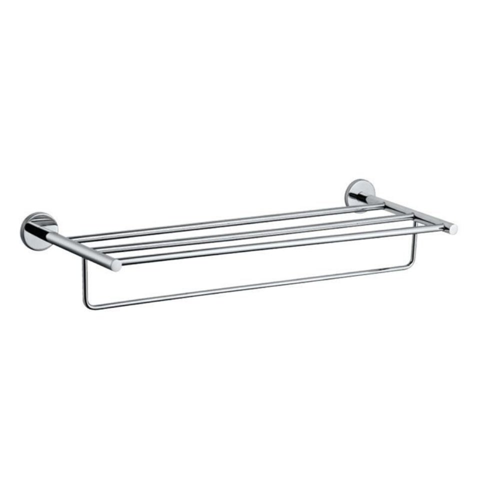 TOWEL RACK W/HANGER - JAQUAR FAUCETS -  ( CHROME - CONTINENTAL ACC. - 0x600 mm - 0inchX24inch )