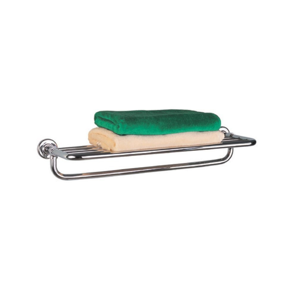 TOWEL  RACK WITH SINGLE RAIL - JAQUAR FAUCETS -  ( CHROME - ACC.HOTELIER SERIES - 0x0 mm - 0inchx0inch )