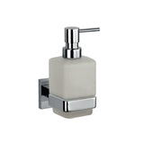 SOAP DISH W/GLASS BOTTLE - JAQUAR FAUCETS -  ( CHROME - ACC. KUBIX PRIME - 0x0 mm - 0inchx0inch )