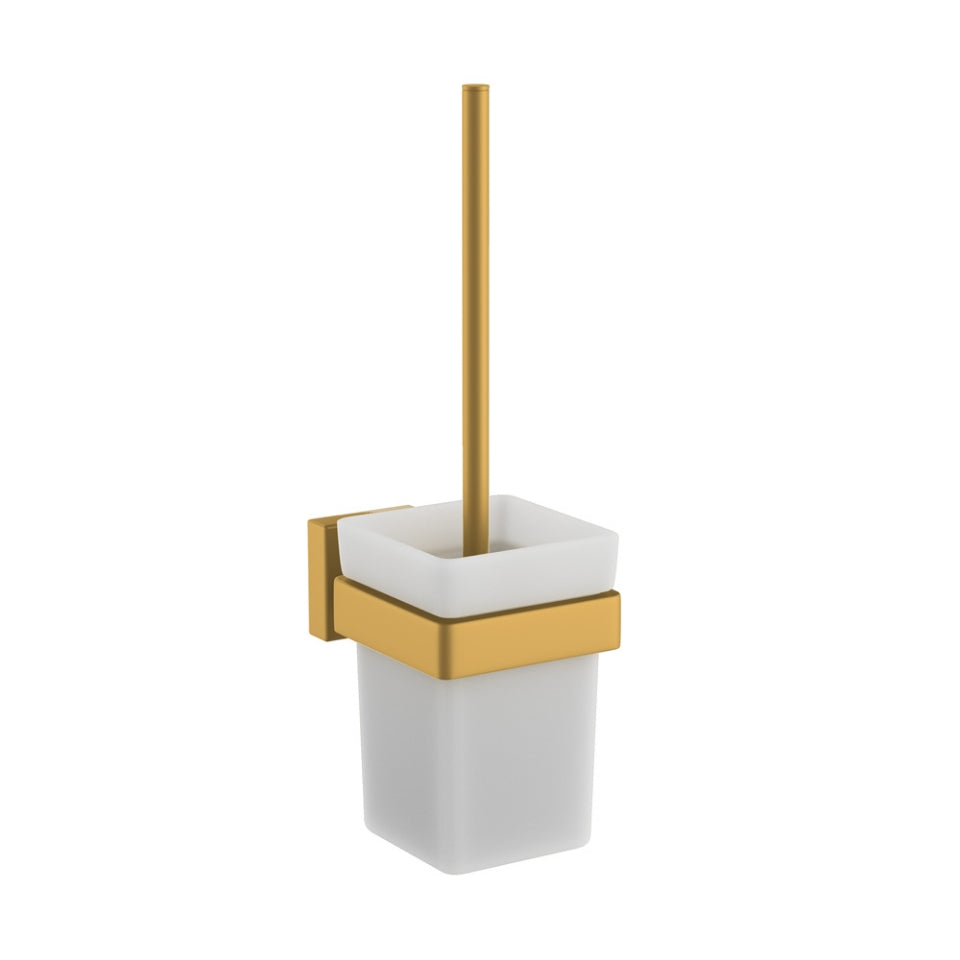W.C.BRUSH HOLDER - JAQUAR FAUCETS -  ( GOLD MATT PVD - ACC. KUBIX PRIME - 0x0 mm - 0inchx0inch )