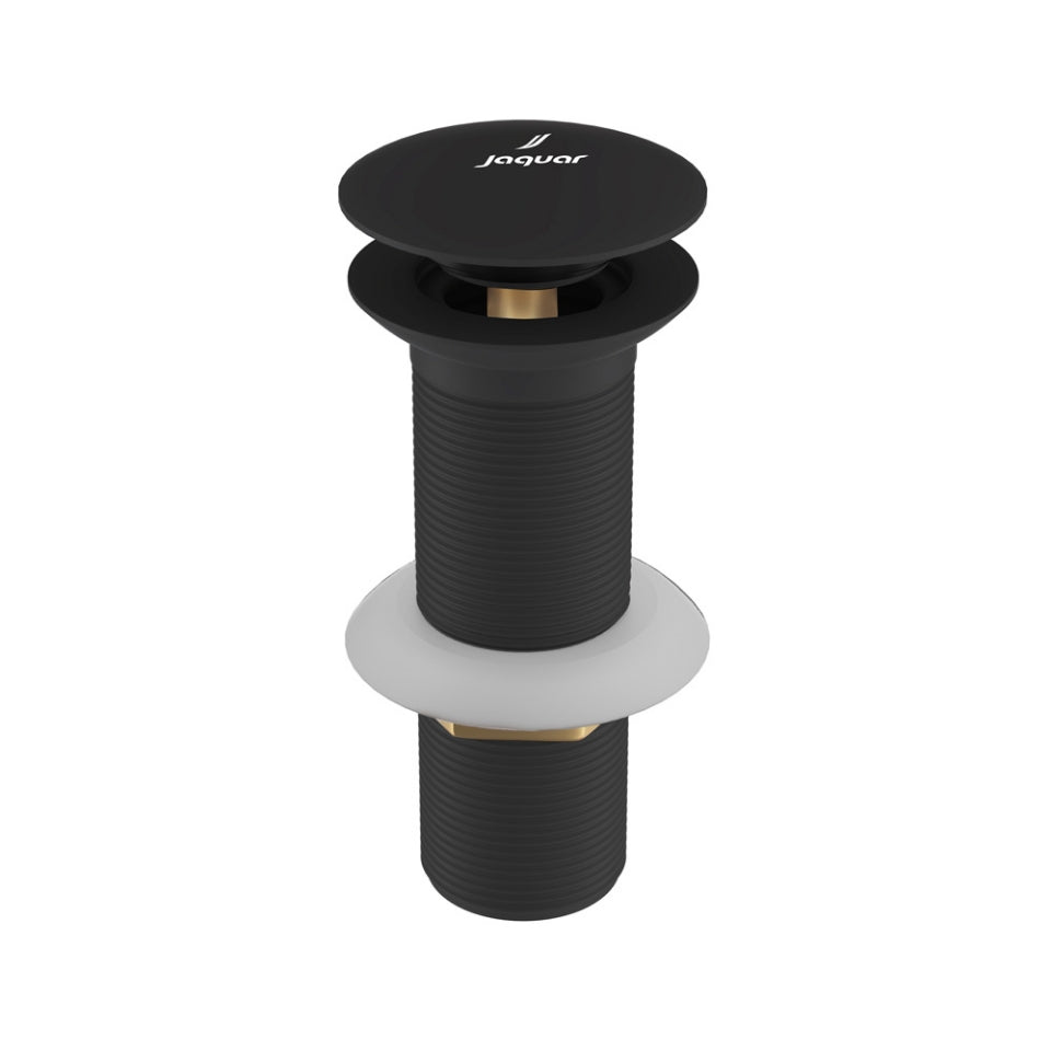 CLICK CLACK (POP-UP) WASTE F/T - JAQUAR FAUCETS -  ( BLACK MATT - ALLIED - 0x125 mm - 0inchX5inch )