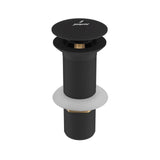 CLICK CLACK (POP-UP) WASTE F/T - JAQUAR FAUCETS -  ( BLACK MATT - ALLIED - 0x125 mm - 0inchX5inch )