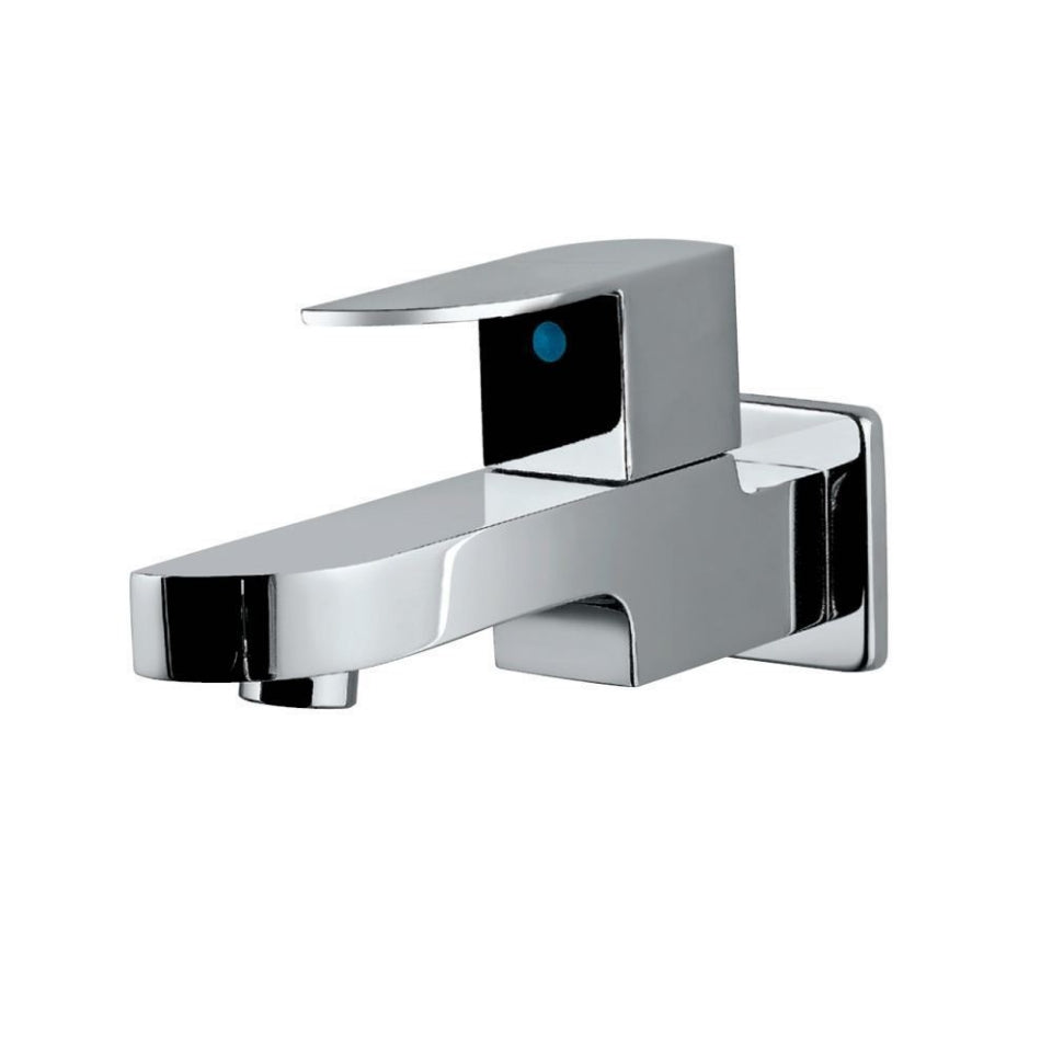 BIB COCK UAR FAUCETS -  ( CHROME - ALIVE - 0x15 mm - 0inchX0.5inch )WITH FLANGE - JAQ