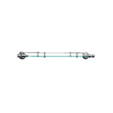 GLASS SHELF - JAQUAR FAUCETS -  ( CHROME - QUEENS ACC. - 0x550 mm - 0inchX22inch )