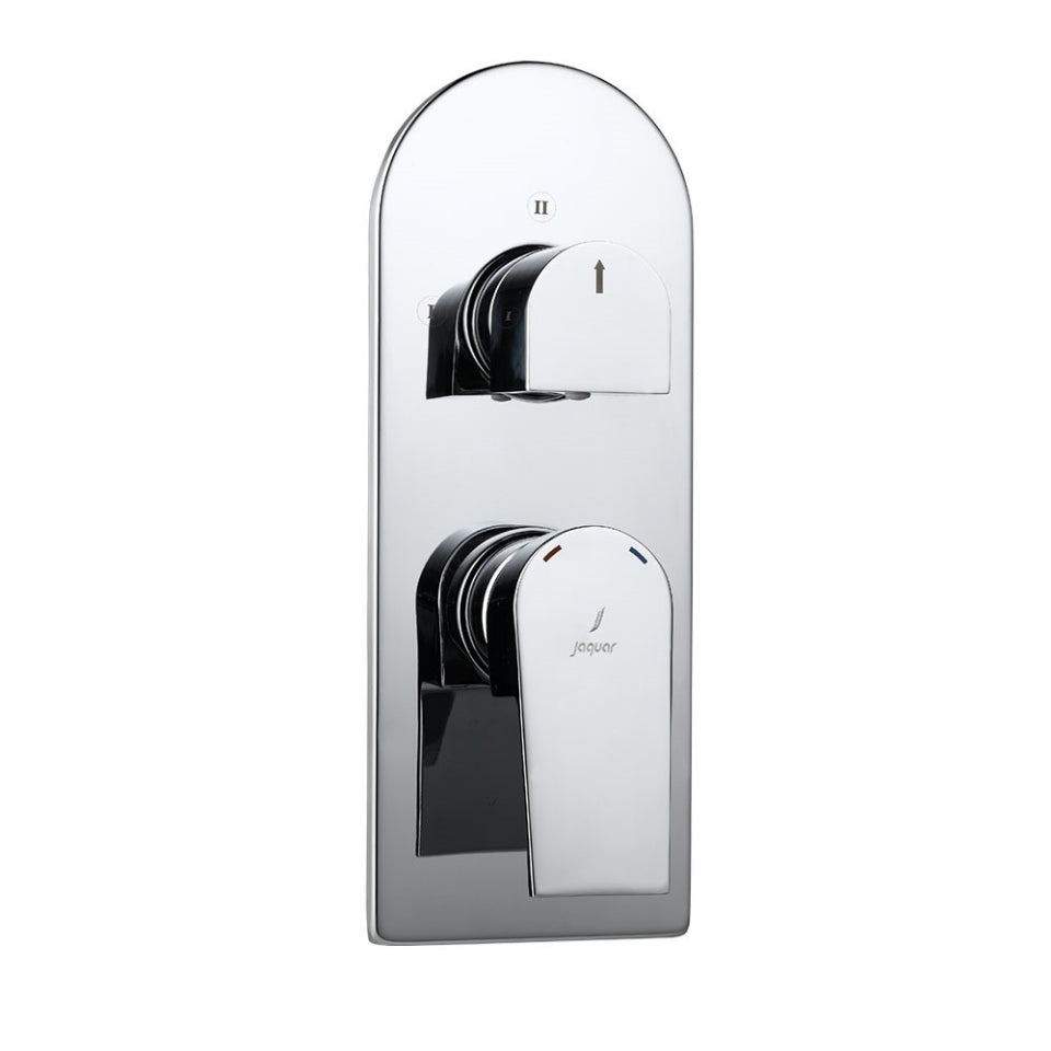 AQUAMAX EXPOSED PART KIT OF SINGLE LEVER SHOWER MIXER WITH 3-WAY DIVERTER & SLEEVE (COMPATIBLE WITH ALD-783N) - JAQUAR FAUCETS -  ( CHROME - ARIA - 0x15 mm - 0inchX0.5inch )