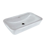 TABLE TOP BASIN - JAQUAR SWARE -  ( WHITE - ARIA - 700x435 mm - 28inchX17inch )