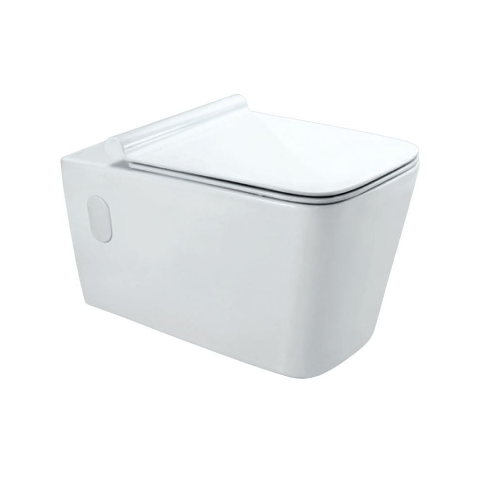 WALL HUNG WC W/SOFT CLOSE S.COVER ( BOLT DISTANCE 9) - JAQUAR SWARE - (360x580x360 mm - 14x23x14inch)