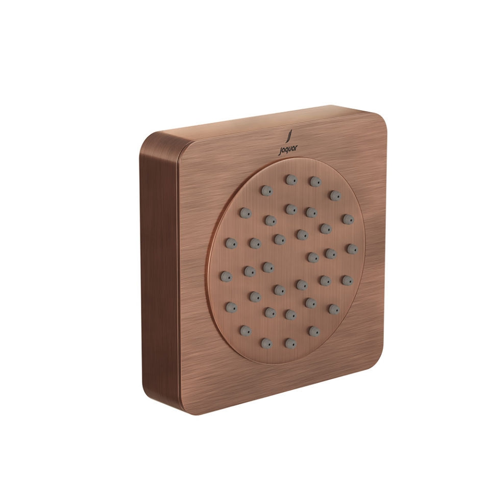 BODY SHOWER SQUARE (ABS CHROME PLATED - JAQUAR FAUCETS -  ( ANTIQUE COPPER - BODY SHOWER - 100x100 mm - 4inchX4inch )