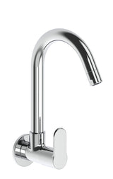SINK COCK SWIVEL SPOUT-WALL MOUNT - HINDWARE FAUCETS -  ( POLISHED CHROME -  - 0x15 mm - 0inchX0.6inch )