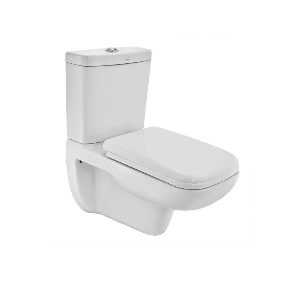 EWC W/M EXTD W/S.C+CIST+FITT(2PC SET) - JAQUAR SWARE -  ( WHITE - FLORENTINE - 390x650 mm - 15.6inchx26inch )