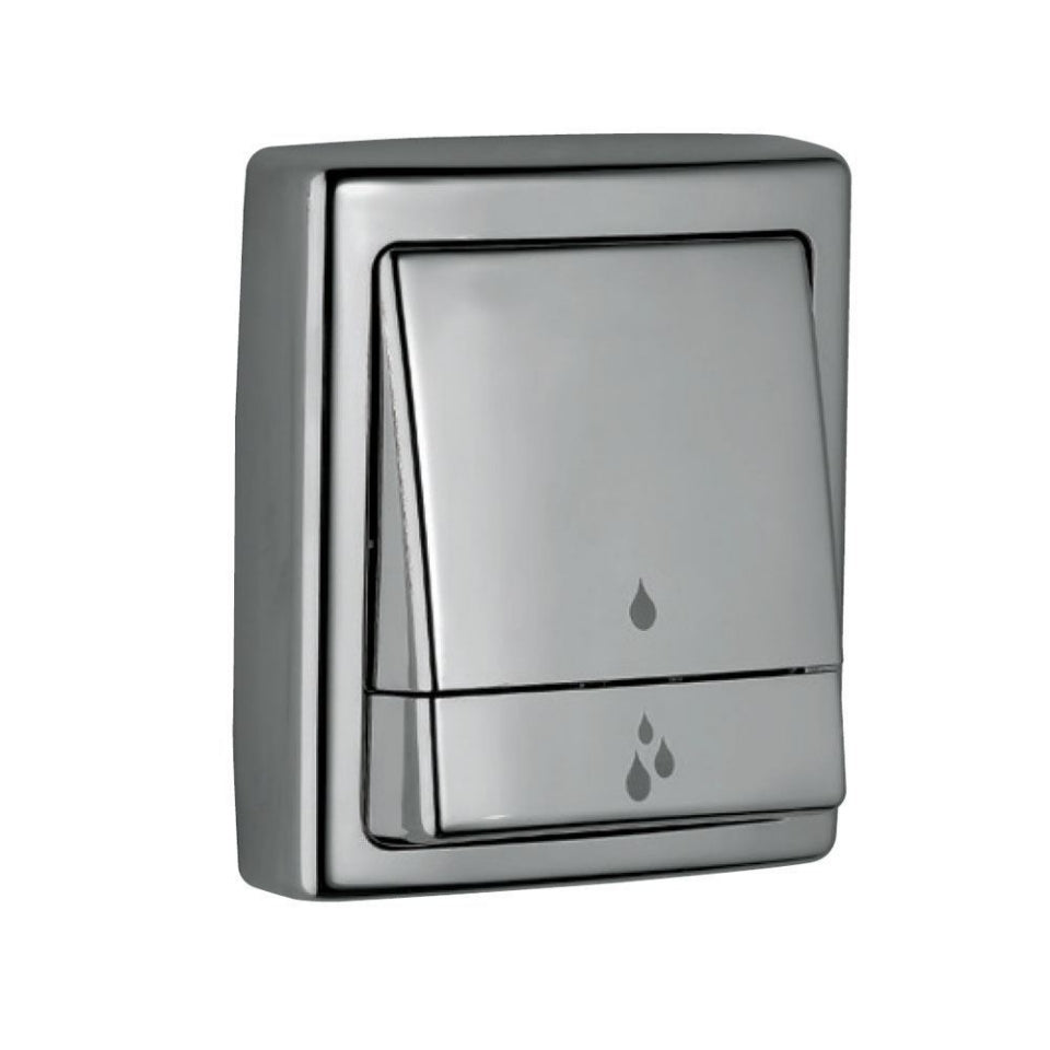 METROPOLE F/VALVE D/FLUSH RECT PLATE - JAQUAR FAUCETS -  ( CHROME - FLUSH VALVE - 0x40 mm - 0inchX1.5inch )