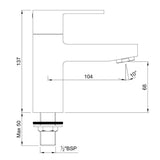 PILLAR COCK - JAQUAR FAUCETS -  ( CHROME - FUSION - 0x15 mm - 0inchX0.5inch )