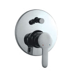 S.L.EXPOSED PARTS KIT FOR DIVERTOR WITH SLEEV & BUTTON - JAQUAR FAUCETS -  ( CHROME - FUSION - 0x15 mm - 0inchX0.5inch )