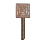 MAZE HAND SHOWER 90X90MM SQUARE - JAQUAR FAUCETS -  ( ANTIQUE COPPER - ALLIED - 90x90 mm - 3.6inchX3.6inch )