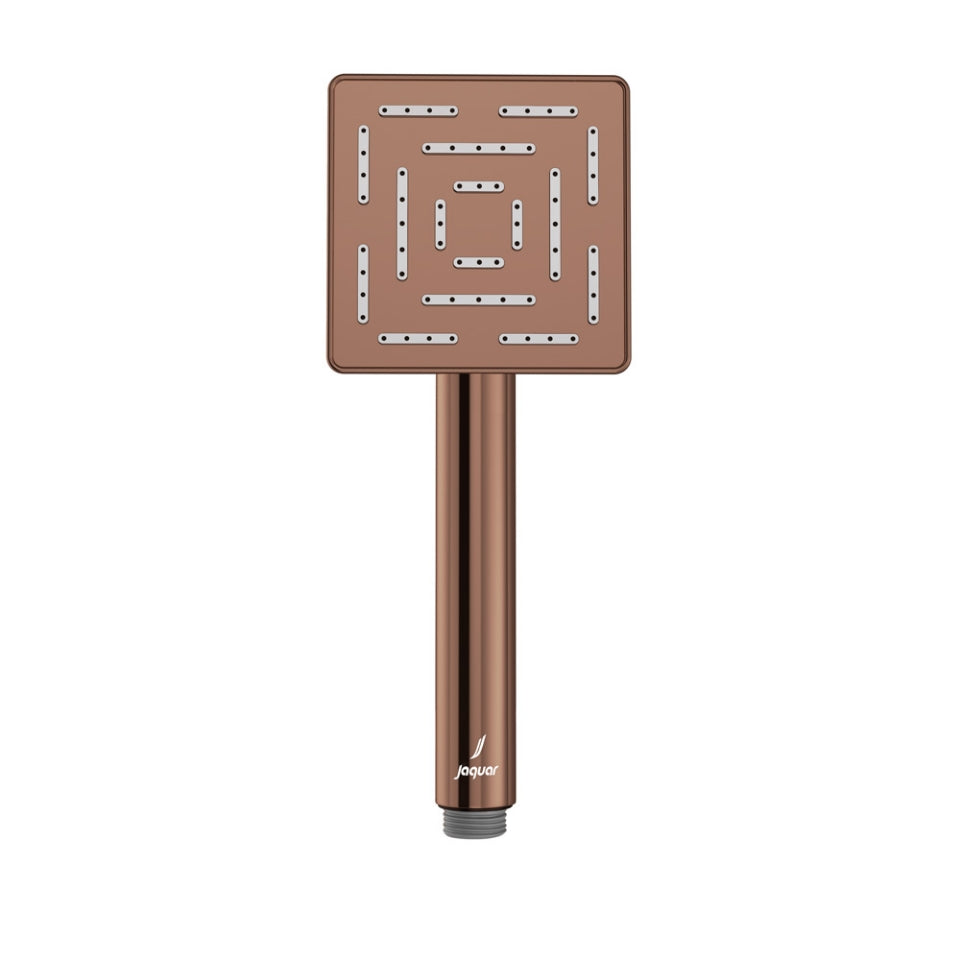 MAZE HAND SHOWER SQUARE SHAPE - JAQUAR FAUCETS -  ( BLUSH GOLD PVD - HAND SHOWER - 95x95 mm - 3.8inchX3.8inch )