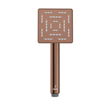 MAZE HAND SHOWER SQUARE SHAPE - JAQUAR FAUCETS -  ( BLUSH GOLD PVD - HAND SHOWER - 95x95 mm - 3.8inchX3.8inch )