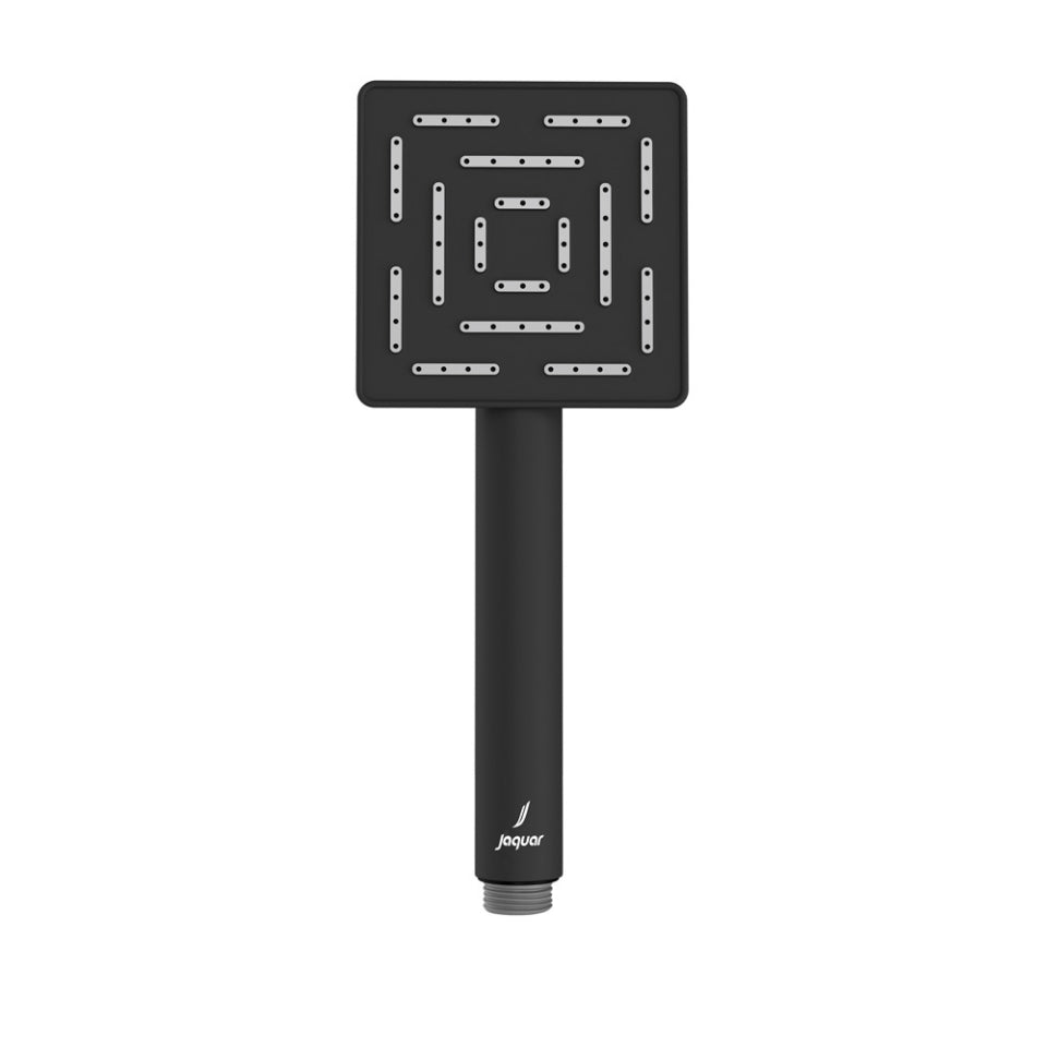 MAZE HAND SHOWER 90x90 MM SQUARE - JAQUAR FAUCETS -  ( BLACK MATT - HAND SHOWER - 15x0 mm - 0.5inchX0inch )
