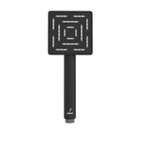 MAZE HAND SHOWER 90x90 MM SQUARE - JAQUAR FAUCETS -  ( BLACK MATT - HAND SHOWER - 15x0 mm - 0.5inchX0inch )
