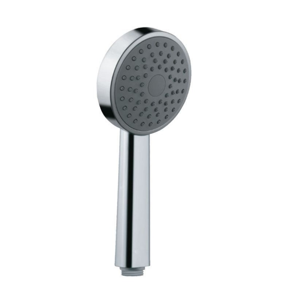 ROUND S.FLOW W/O TUBE & HOOK - JAQUAR FAUCETS -  ( CHROME - HAND SHOWER - 15x100 mm - 0.5inchX4inch )