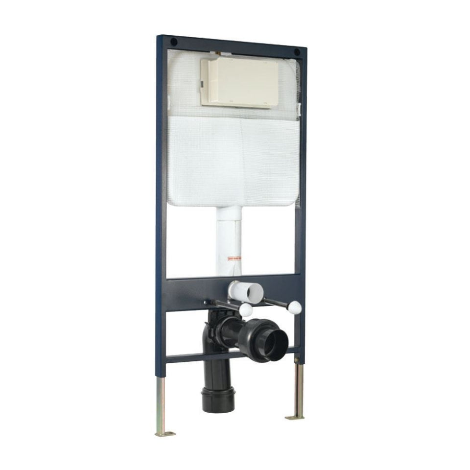 CONC.CIST 80MM W/F/MOUNT FRAME& S BEND - JAQUAR CISTERN -  ( WHITE -  - 0x0 mm - 0inchx0inch )