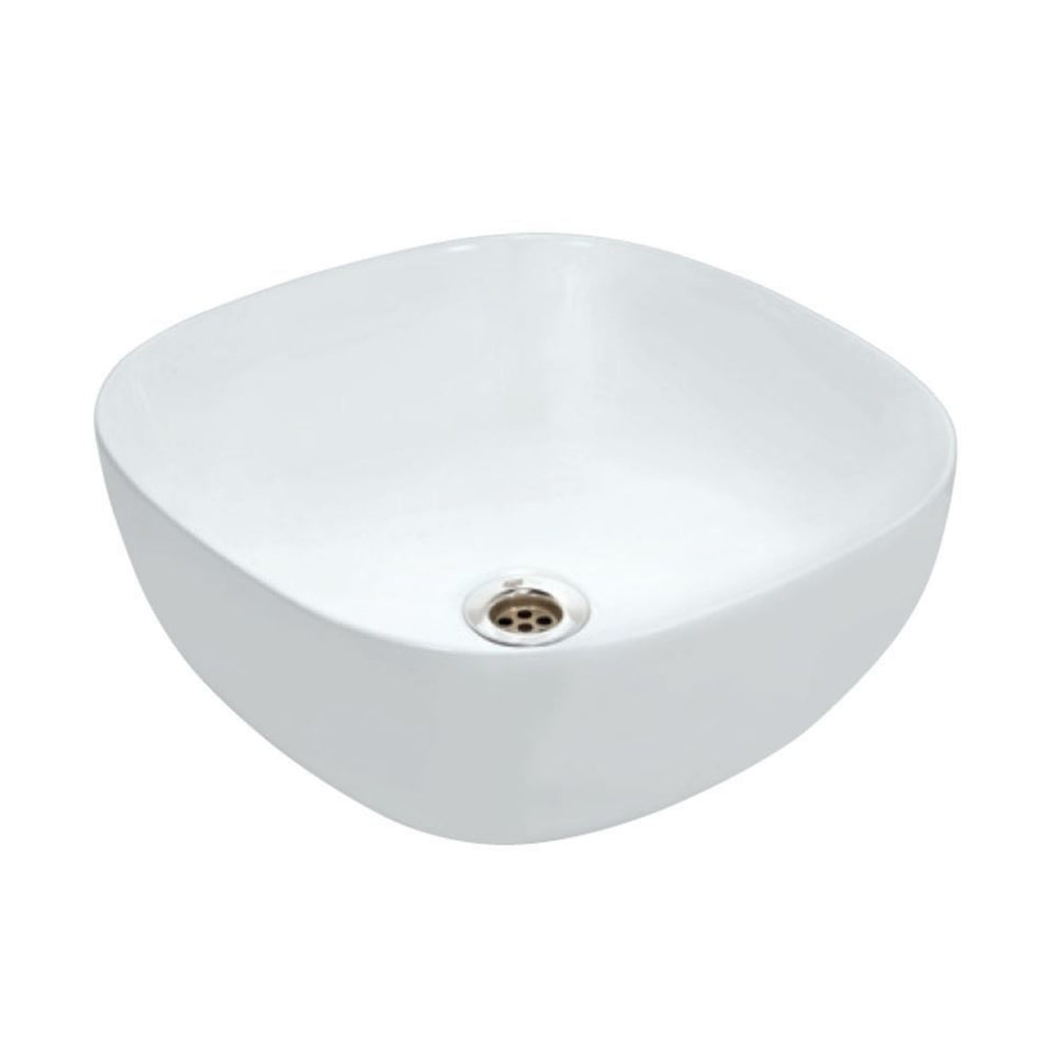 TABLE TOP BASIN - JAQUAR SWARE -  ( WHITE - JDR - 420x420 mm - 17inchX17inch )