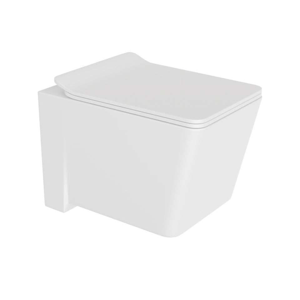EWC RIMLESS BLIND INSTALLATION WALL HUNG - JAQUAR SWARE -  ( WHITE - KUBIX PRIME - 525x380 mm - 21inchX15.2inch )