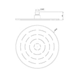 MAZE ROUND  9.5   - JAQUAR FAUCETS -  ( ANTIQUE COPPER - OVERHEAD SHOWER - 15x240 mm - 0.5inchX9.5inch )