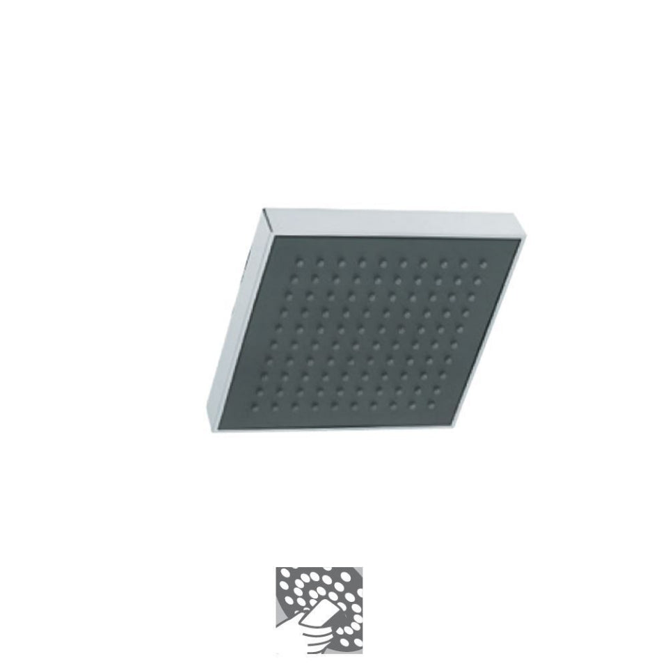 SQUARE - JAQUAR FAUCETS -  ( CHROME - OVERHEAD SHOWER - 15x150 mm - 0.5inchX5inch )