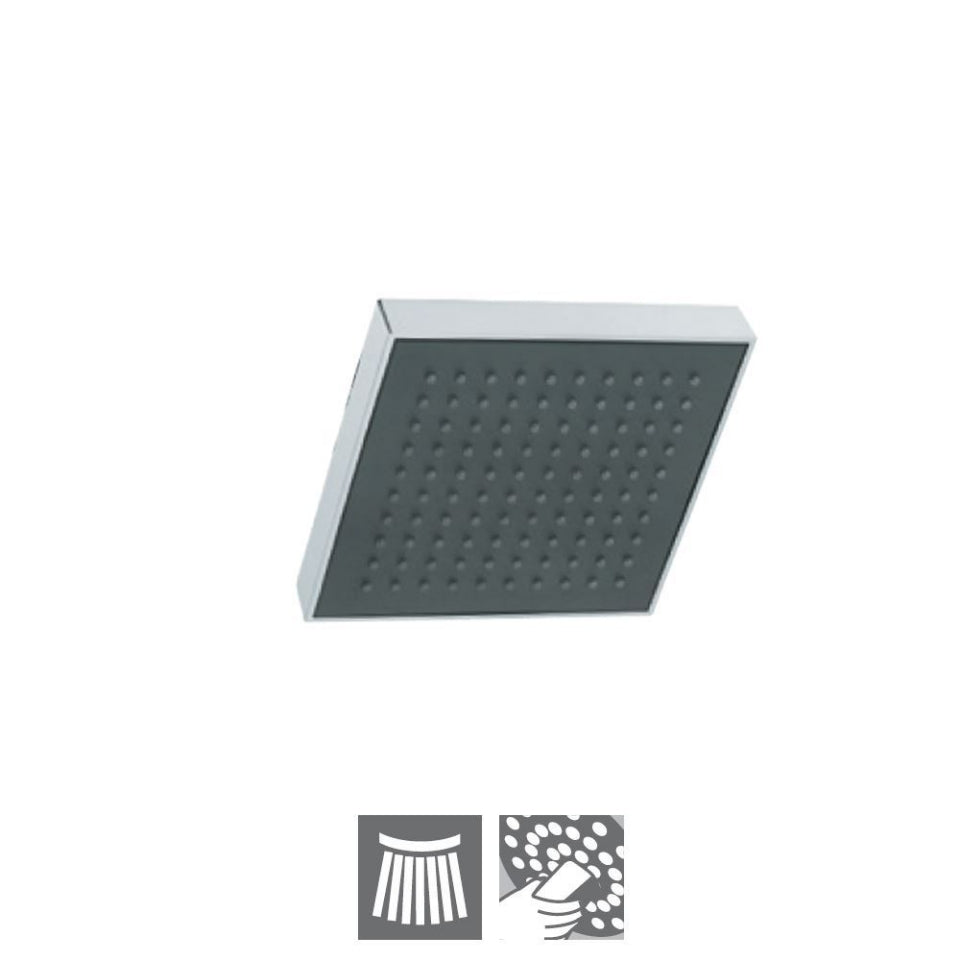 SQUARE - JAQUAR FAUCETS -  ( CHROME - OVERHEAD SHOWER - 15x200 mm - 0.5inchX8inch )