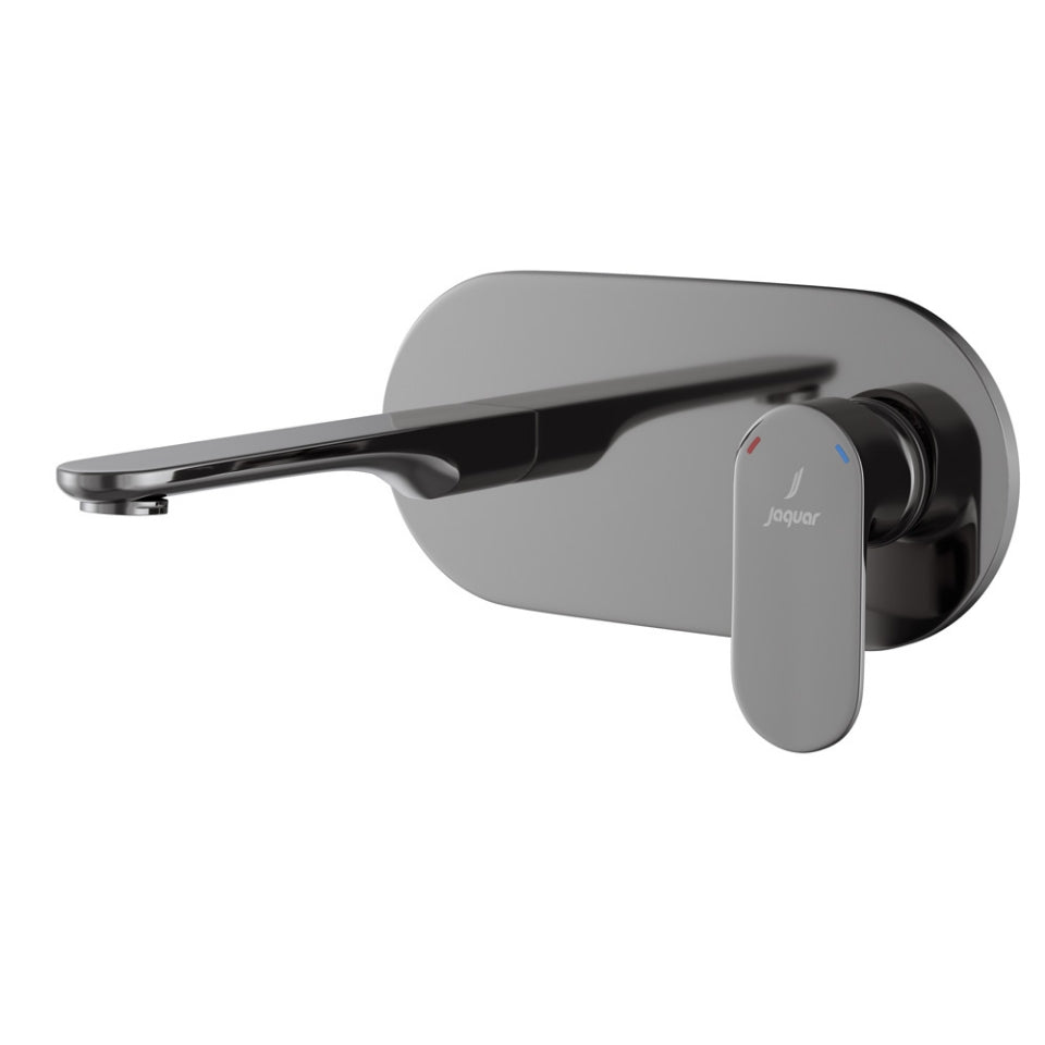 EXPOSED PART KIT OF SINGLE LEVER BASIN MIXER - JAQUAR FAUCETS -  ( BLACK CHROME - OPAL PRIME - 0x15 mm - 0inchX0.5inch )