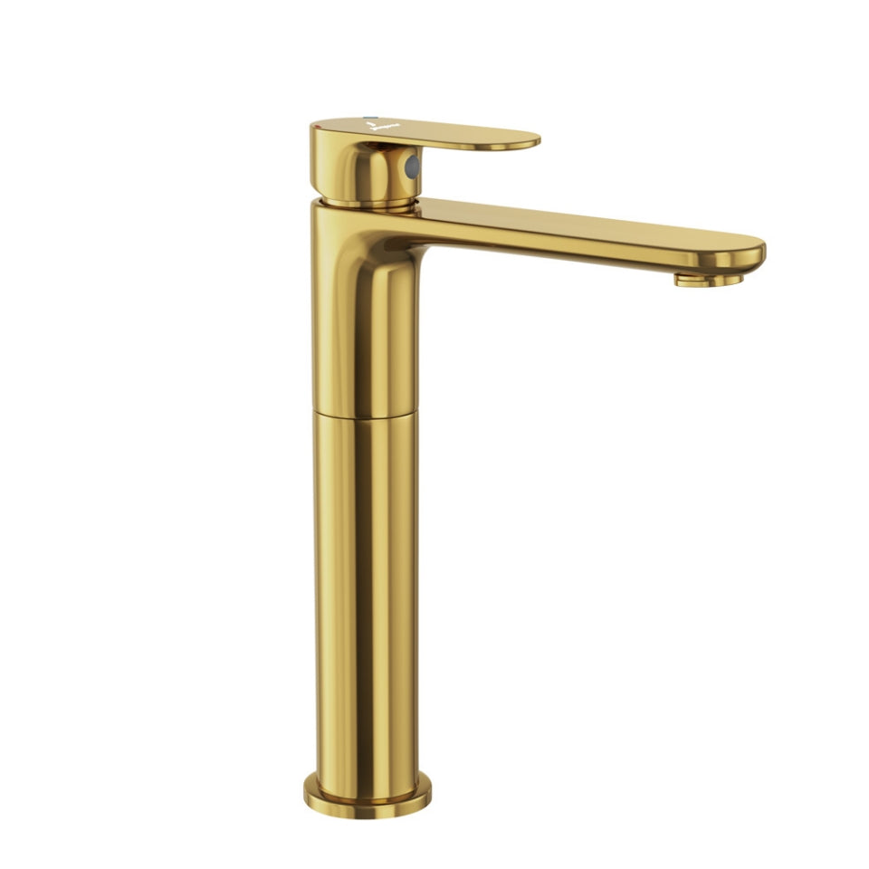 SL TALL BOY WITH 150MM EXTENSION W/PIPES - JAQUAR FAUCETS -  ( GOLD BRIGHT PVD - OPAL PRIME - 0x15 mm - 0inchX0.6inch )