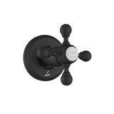EXPOSED PART KIT OF CONCEALED STOP COCK - JAQUAR FAUCETS -  ( BLACK MATT - QUEENS - 0x15 mm - 0inchX0.5inch )