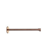 SHOWER ARM 450MM WITH FLANGE - JAQUAR FAUCETS -  ( ANTIQUE COPPER - SHOWER ACC. - 15x450 mm - 0.5inchX18inch )