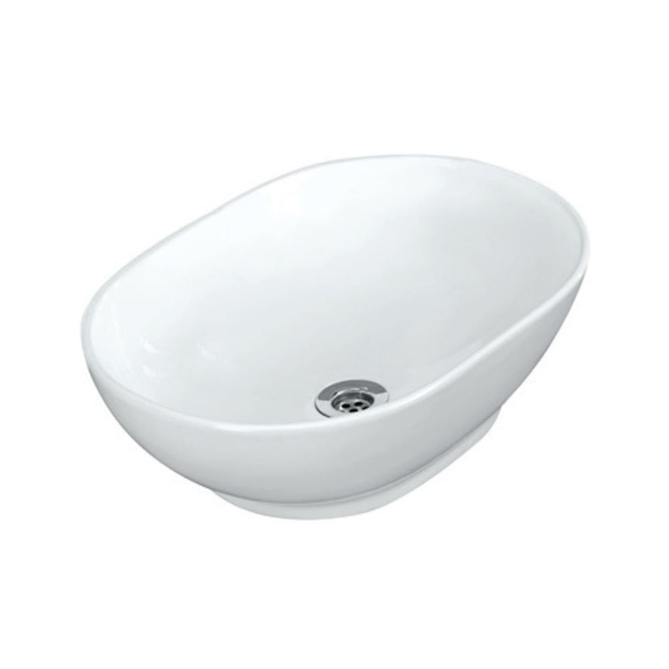 TABLE TOP BASIN - JAQUAR SWARE -  ( WHITE - SOLO - 485x379 mm - 19.5inchX15inch )
