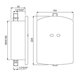 CON.TYPE URINAL F/VLV W/BOX (BATTERY OP) - JAQUAR FAUCETS -  ( STL - SENSOR - 0x15 mm - 0inchX0.5inch )
