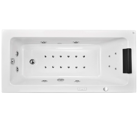 WHIRLPOOL COMBI SYSTEM - JAQUAR WELLNESS -  ( WHITE - FONTE - 1500x750 mm - 60inchX30inch )