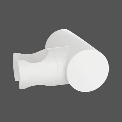 PREMIUM WALL BRACKET FOR HAND SHOWER - JAQUAR FAUCETS -  ( WHITE MATT - SHOWER ACC. - 0x0 mm - 0inchx0inch )