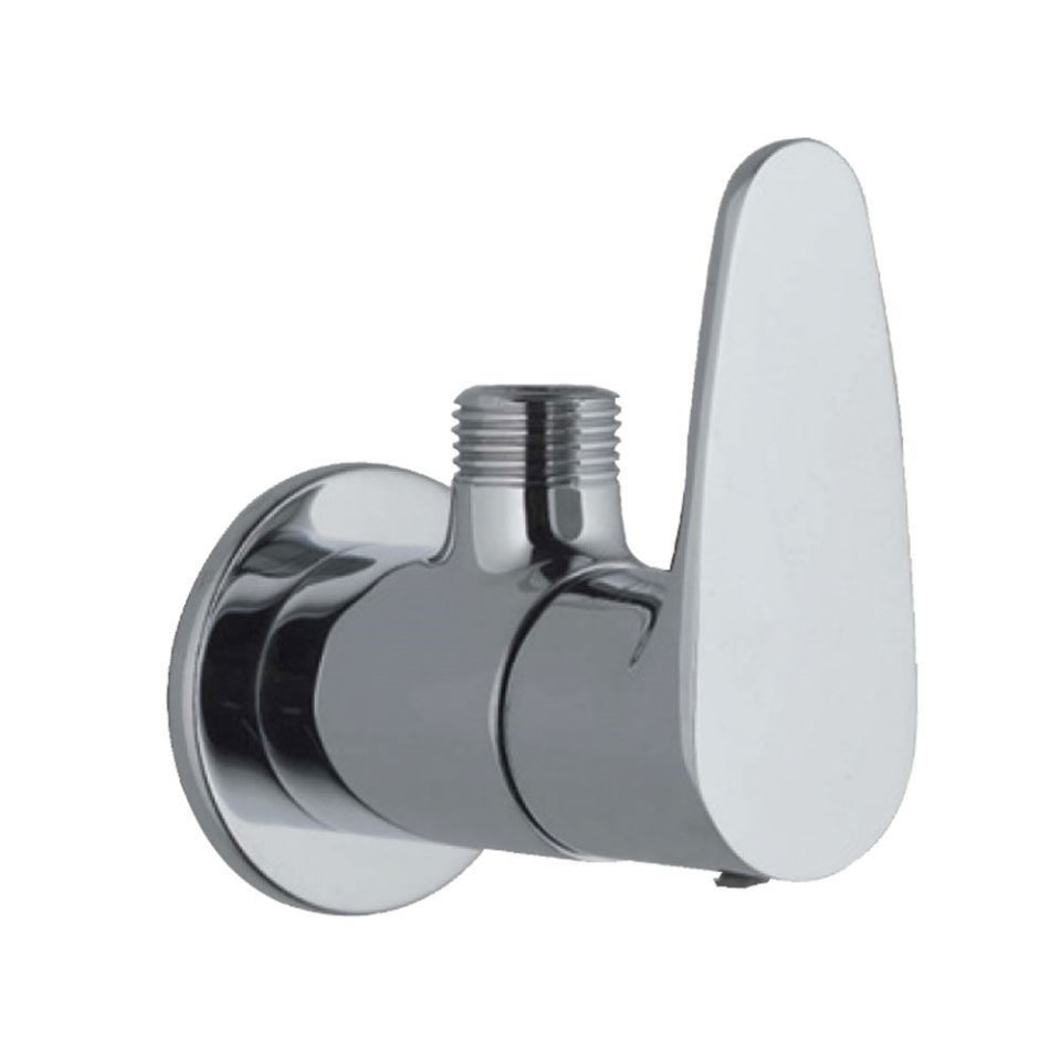 ANGLE COCK W/FLANGE - JAQUAR FAUCETS -  ( CHROME - VIGNETTE PRIME - 0x15 mm - 0inchX0.5inch )