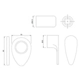 EXPOSED PARTS FOR CSC ALD-083/ALD-089 - JAQUAR FAUCETS -  ( BLACK MATT - VIGNETTE PRIME - 0x0 mm - 0inchx0inch )