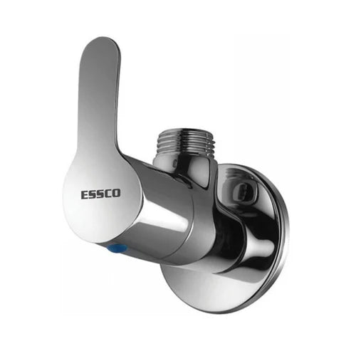 ANGLE STOP COCK W/FLANGE - ESSCO FAUCET -  ( CHROME - COSMO - 0x15 mm - 0inchX0.6inch )